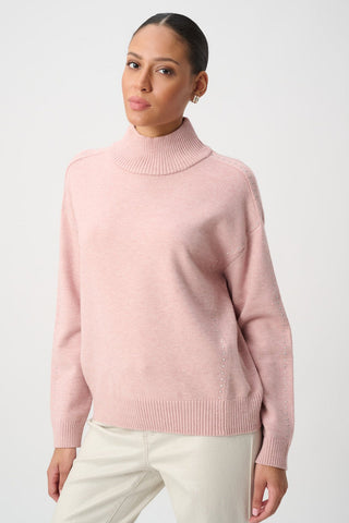 Embellished Turtleneck Sweater