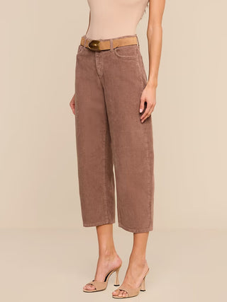 Mallis H/R Bow-Leg Jean, Cardamom