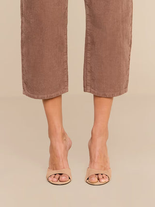 Mallis H/R Bow-Leg Jean, Cardamom