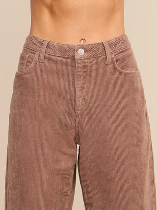 Mallis H/R Bow-Leg Jean, Cardamom