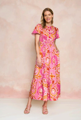 Eloise Dress, Positano Petal