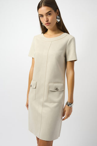 Casual Shift Pocket Dress