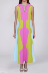 Schaeffer Dress, Garden Colorblock