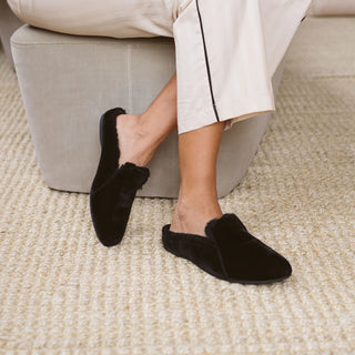 The Maya - Backless Mule, Black
