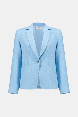 Formal Hip-length Blazer, Sky