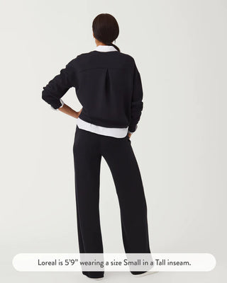 Airessentials Wide Leg Pant, Black