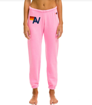 Logo Womens Sweatpant, Neon Pink