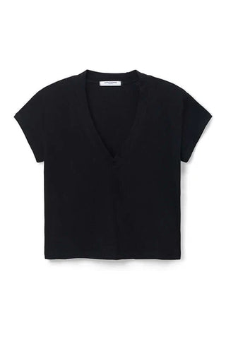Alanis V Neck Tee, Black