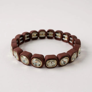 Jelly Pop Bracelet, Garnet