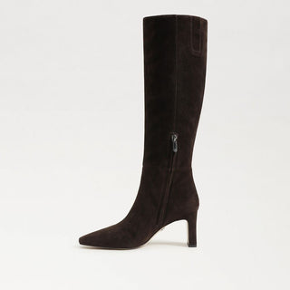 Sylvia Knee High Boot, Chocolate Suede