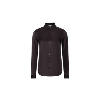 Tyler L/S Blouse, Dark Java