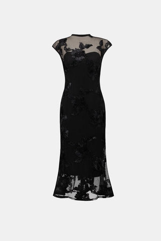 Embellished Trumpet Dress