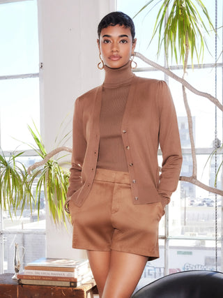 Modern Shorts, Faux Suede