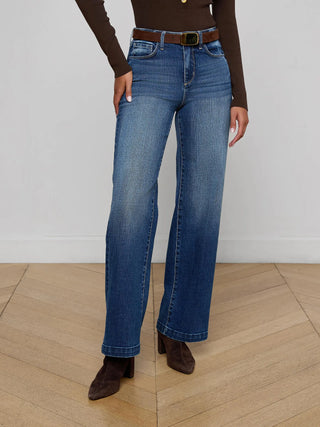 Scottie H/R Wide Leg Jean, Gladstone