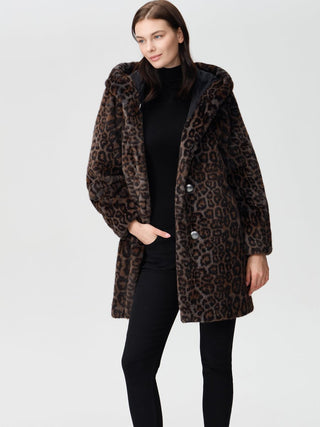 Nikki Jones Reversible Faux Fur, Animal