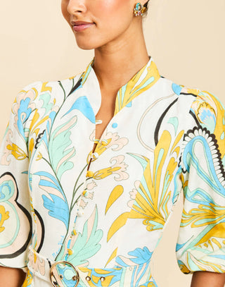 Valencia Mini Dress, Marble Rhapsody