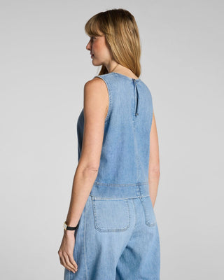 Lightweight Denim Tank, Seaside Blue