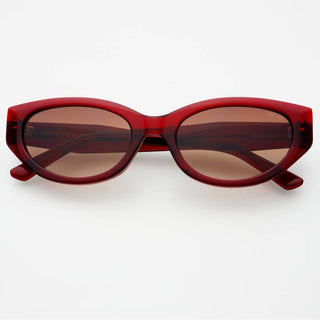 Ameli Acetate Cat-Eye Sunglasses - Red