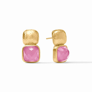 Catalina Earring, Tourmaline Pink