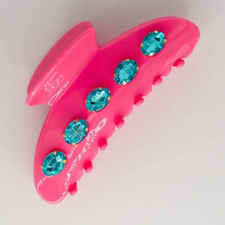 Sea Glass Hair Claw, Pink