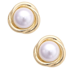Perkins Vintage Pearl Stud