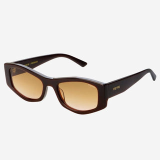 Jade Acetate Cat Eye Sunglasses - Chocolate