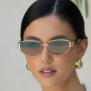 Delilah Womens Sunglasses - Gold