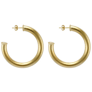 Chantal Hoops, Brushed Gold