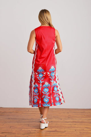 Marlo Dress, Red Thistle