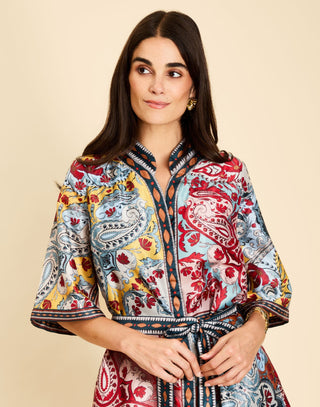 Aracati Mini Dress, Venetian Patchwork