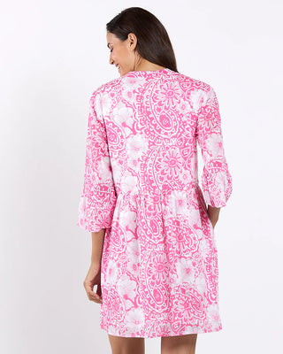 Faith Dress Cotton Voile, Painted Peony