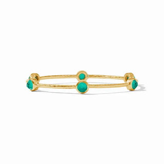 Milano Luxe Bangle, Iridescent Emerald Green