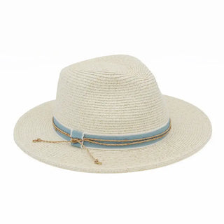 Chelsea Straw Braided Hat, Ivory
