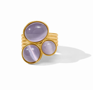 Cobblestone Statement Ring - Blue Cat'S Eye