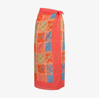 Patchwork Palm Sarong - Multi