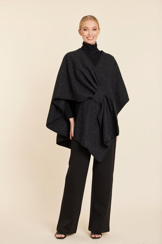 Knit Wrap, Black