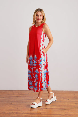 Marlo Dress, Red Thistle