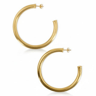 Arlene Hoops, Brushed Gold