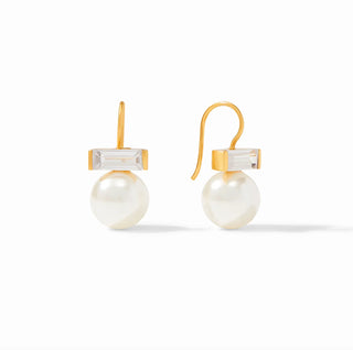 Charlotte Earring - Cz/Pearl