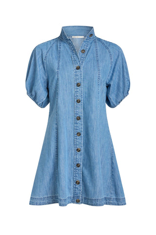 Esther Dress, Lightwash