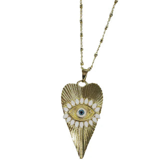 Love Me Necklace, White