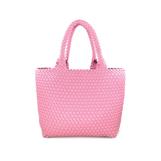 Woven Tote, Pink
