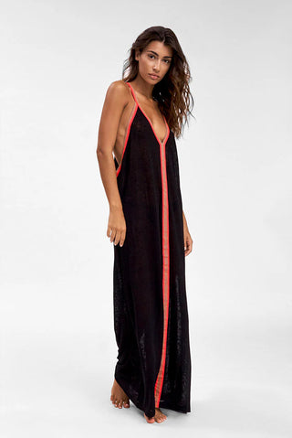 Inca Sundress, Black/Red