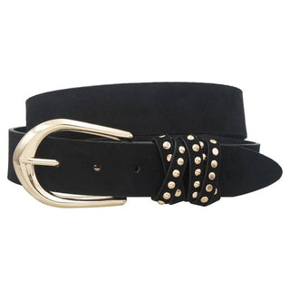 Multi Strap Arrow Buckle Belt - Black