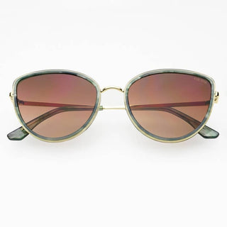 Luna Acetate Cat Eye Sunglasses - Emerald Green