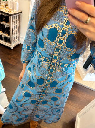 Minna Dress, Heritage Chains