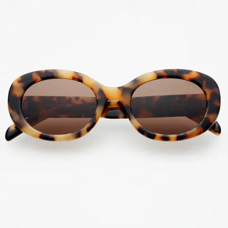Aria Acetate Oval Sunglasses