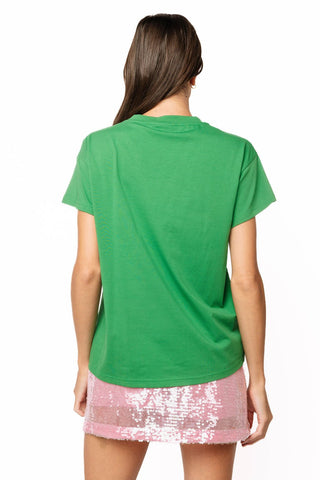 Green Mahjong Christmas Tee, Green