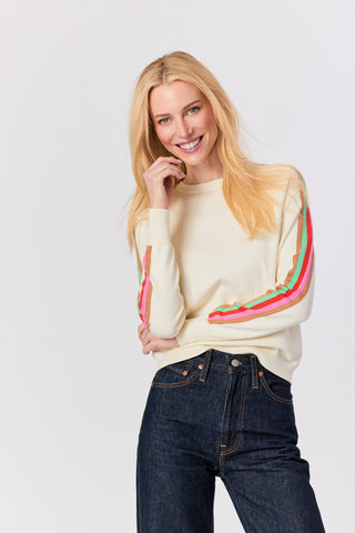 Crew Sweatshirt, Cream