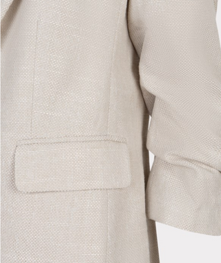 Linen Blazer, Sand